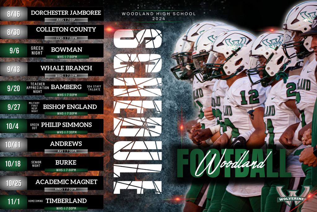 WHS Varsity Football Schedule
