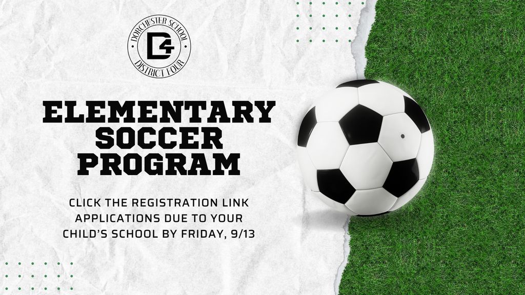 elementary soccer flyer