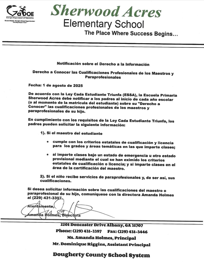 Right to Know Spanish B