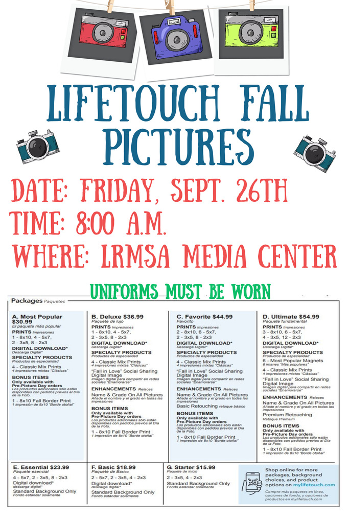 PICTURE DAY COMING SOON!