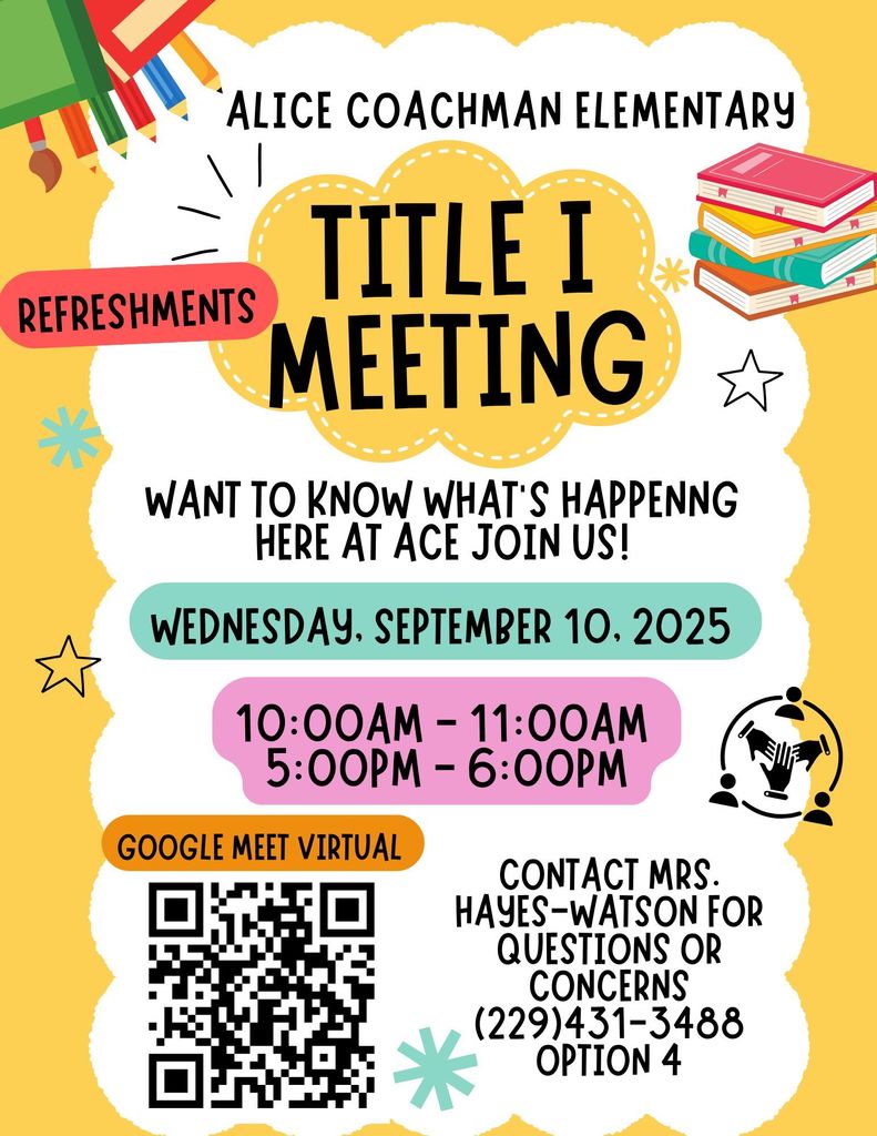 Title 1 meeting 