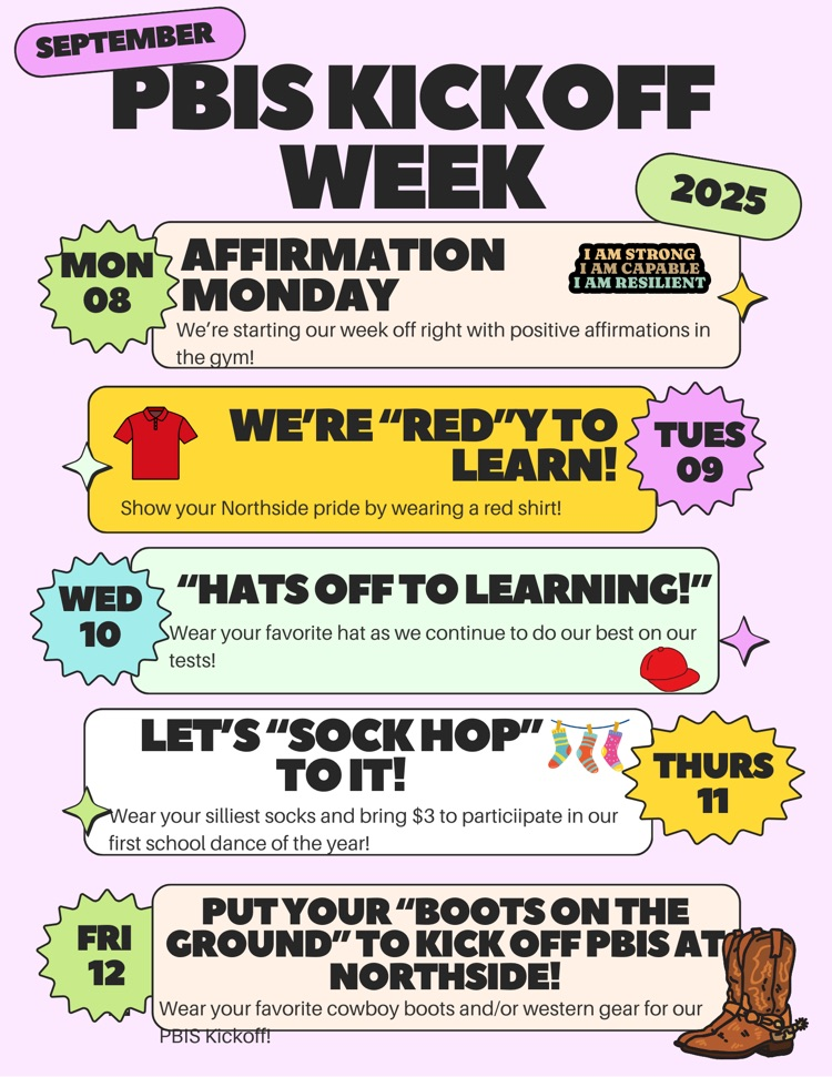 PBIS Kickoff Week at Northside