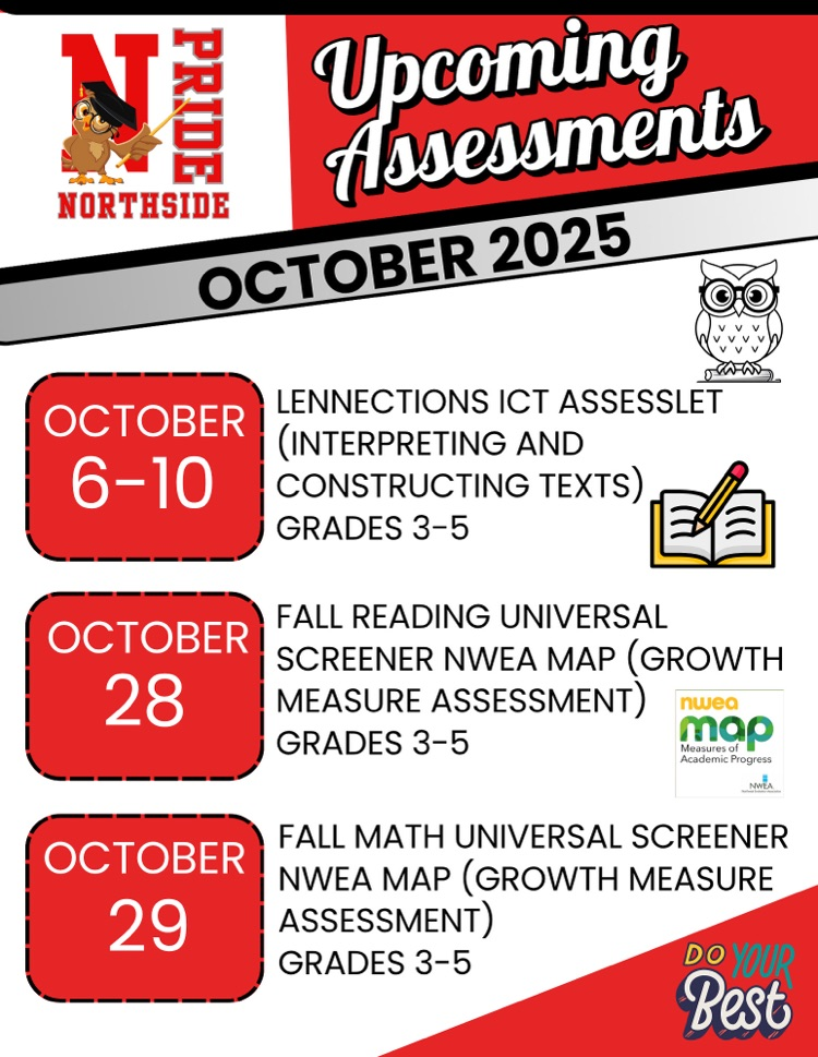 Upcoming Assessments