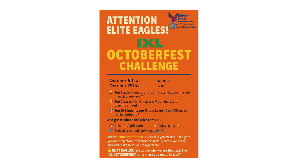 October IXL Challenge
