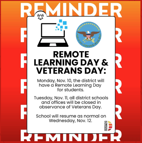 November Remote Learning Day