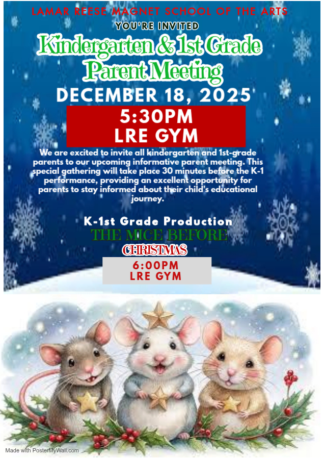 K-1st Grade Parent Meeting