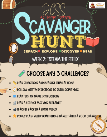 Read Bowl Scavanger Hunt Week 2