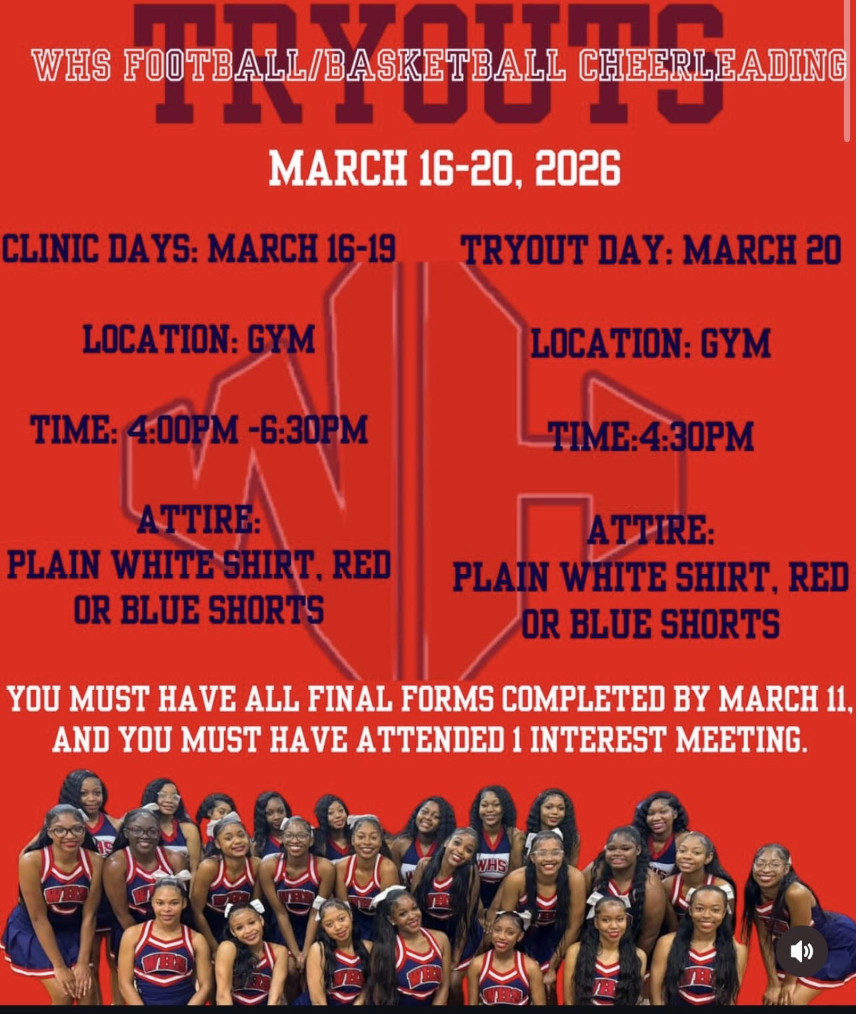 Cheerleading Tryouts