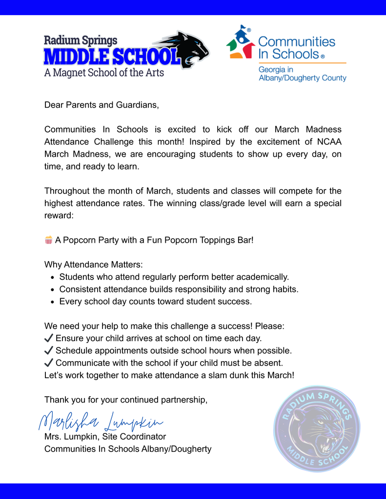 RSMS March Madness Attendance Challenge
