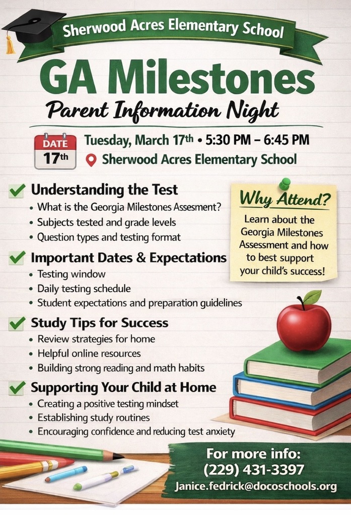 GA Milestones Parent Night Information