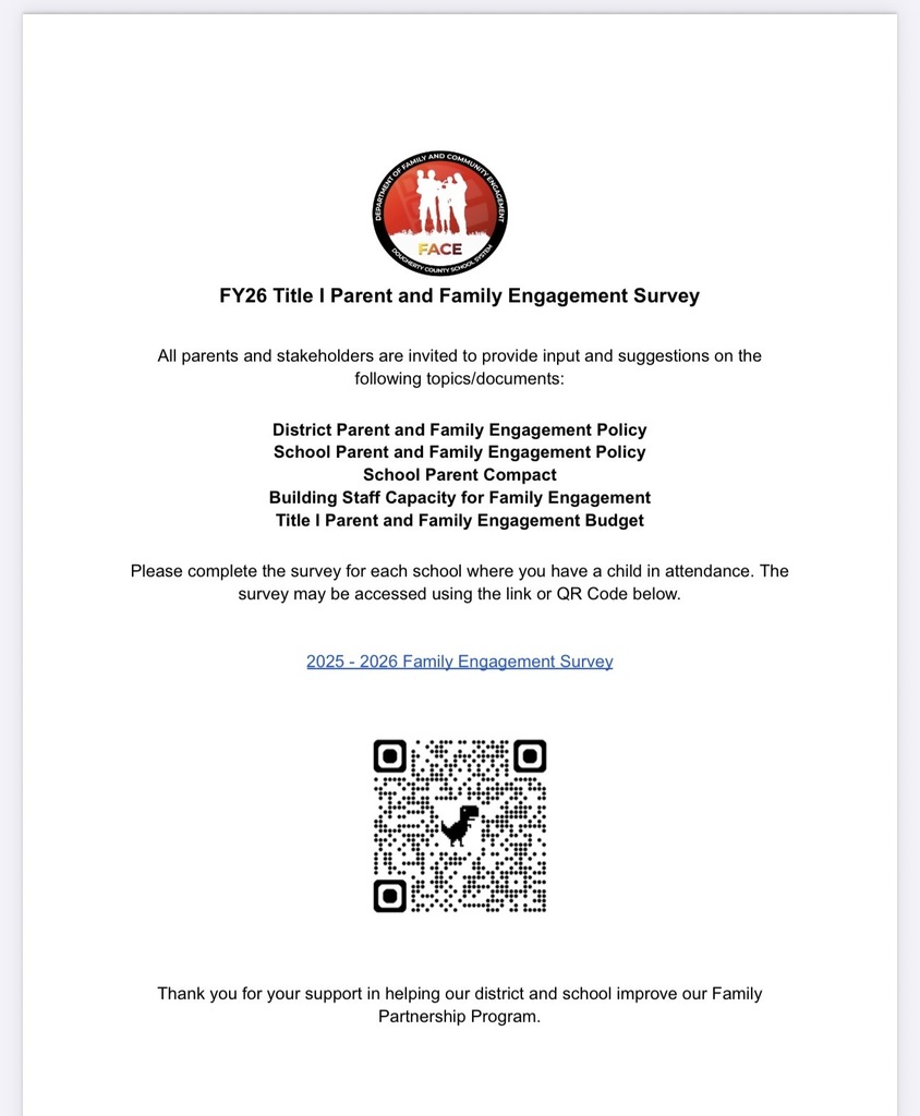 FY26 Title I Parent and Family Engagement Survey