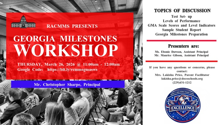 Georgia Milestones Parent Workshop 2026