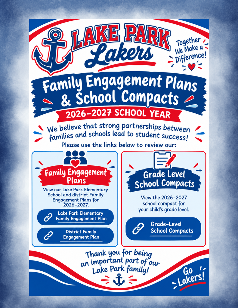 Lake Park Family Engagement Plans and School Compacts 26-27