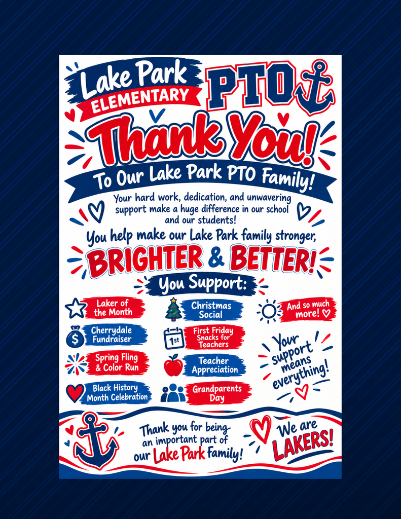 Lake Park PTO Appreciation
