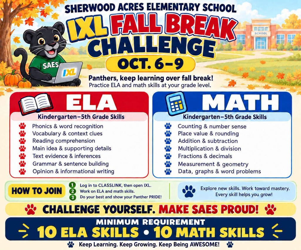 IXL Fall Break