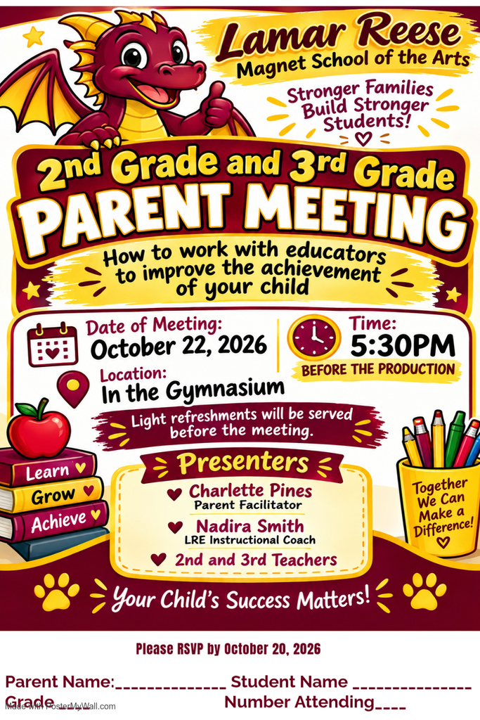 2nd/3rd Grade Parent Meeting