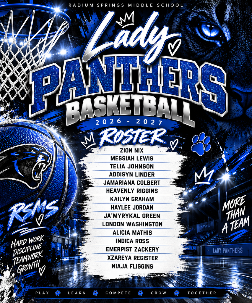 Basketball Roster - Lady Panthers