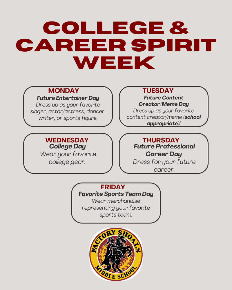 College Career Spirit Week