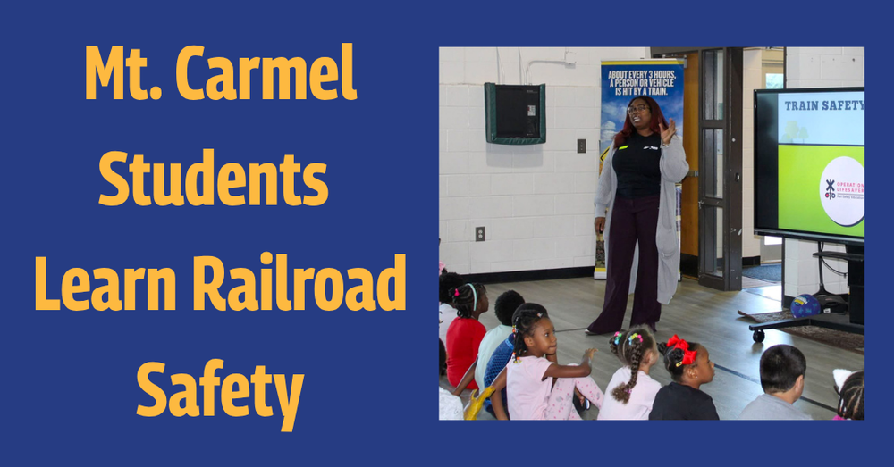 Mount Carmel Students Learn Railroad Safety From Norfolk Southern