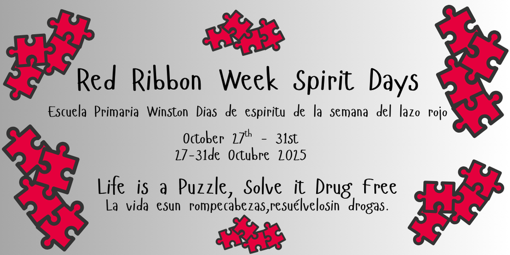 Red Ribbon Week Spirit Days