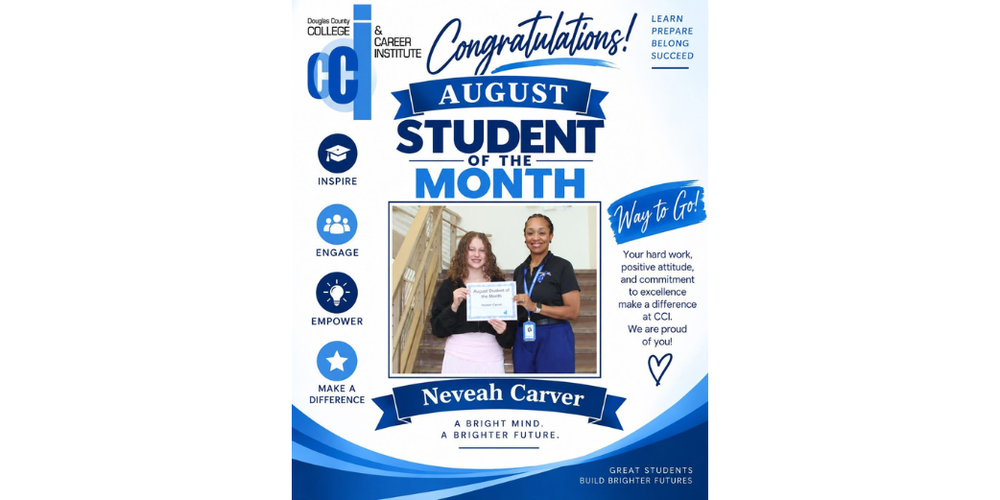 CCI Student of the Month for August