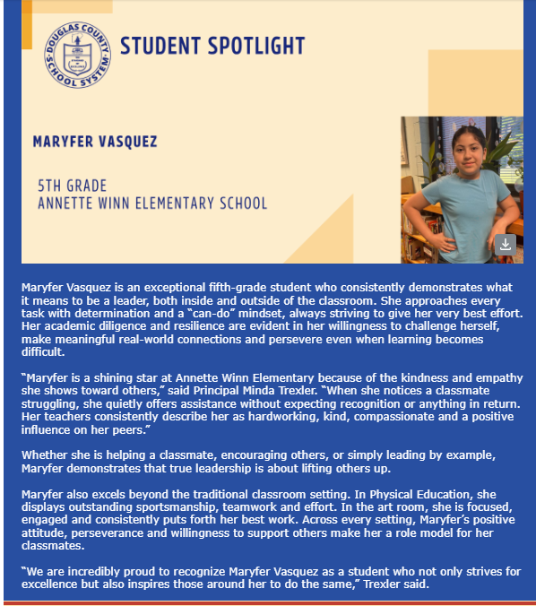 Student Spotlight