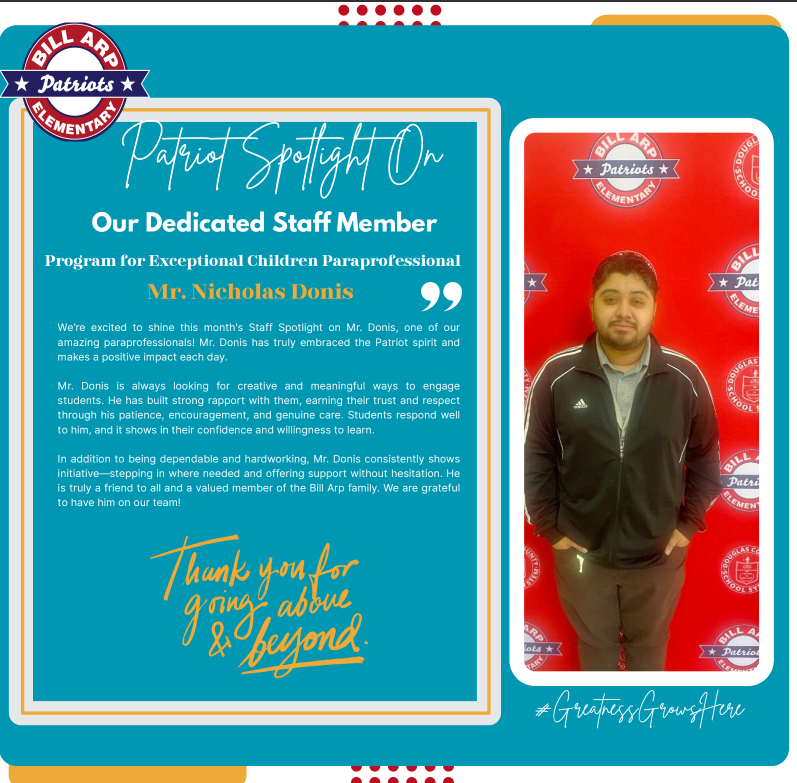 Staff Spotlight - January