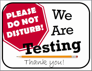 WE are testing sign