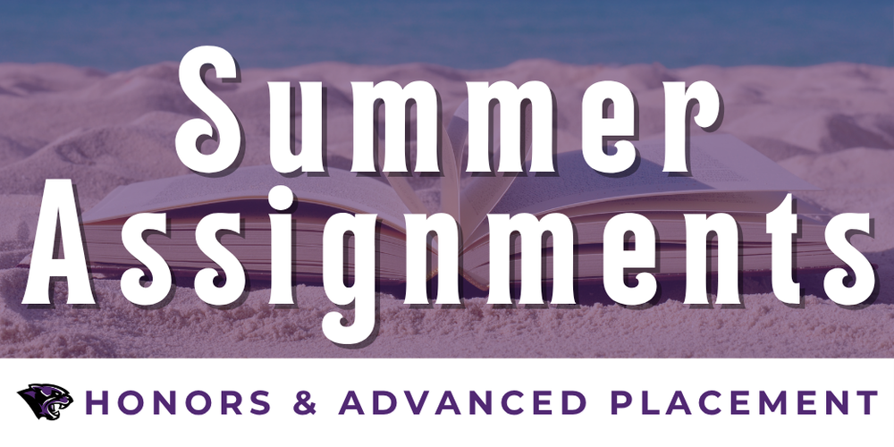 Honors & AP Summer Assignments graphic