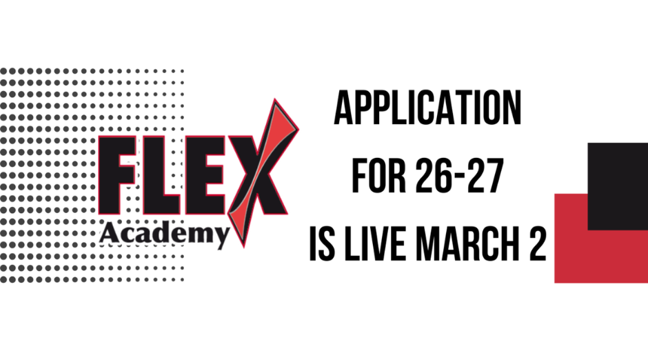 Flex Academy Application banner.