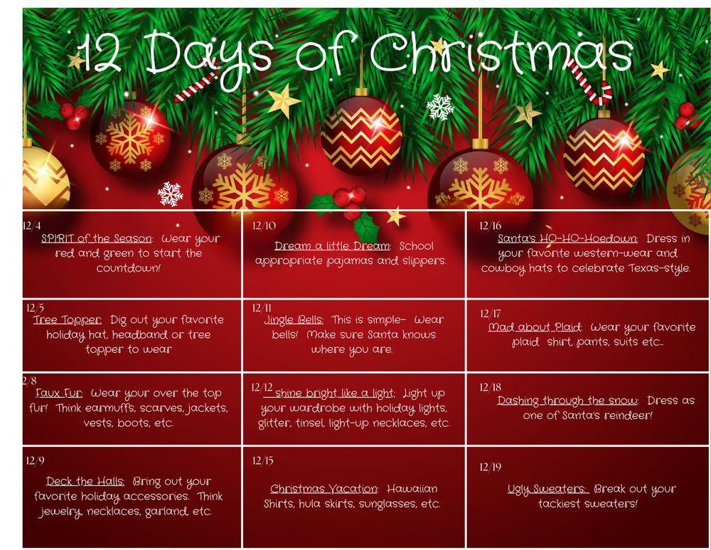 12 Days of Christmas