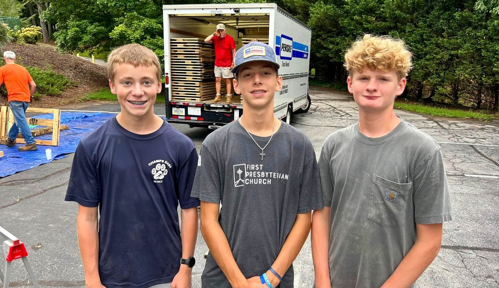  Ethan McDonald, Bryce Benton, and Nathan Harbin