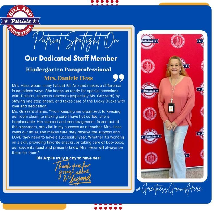 Staff Spotlight - Hess