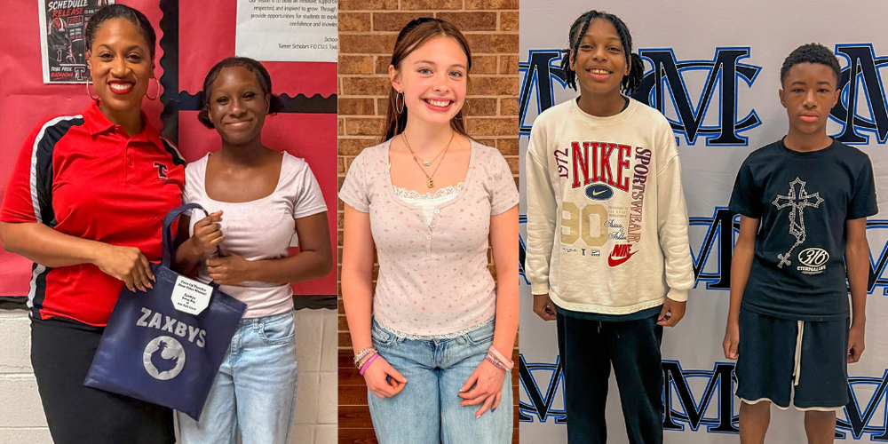 Students from Turner Middle, Chapel Hill Middle and Mason Creek Middle who will get to travel to Costa Rica next spring.