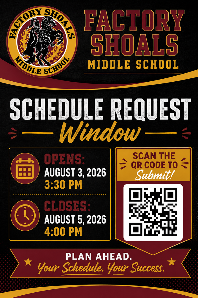 Schedule Change Request 2026-27
