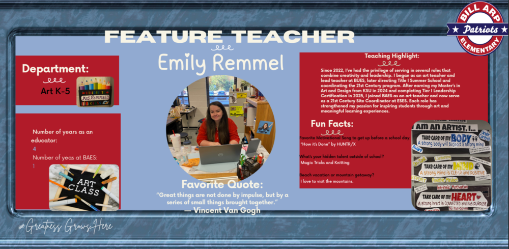 Feature Teacher - Remmel