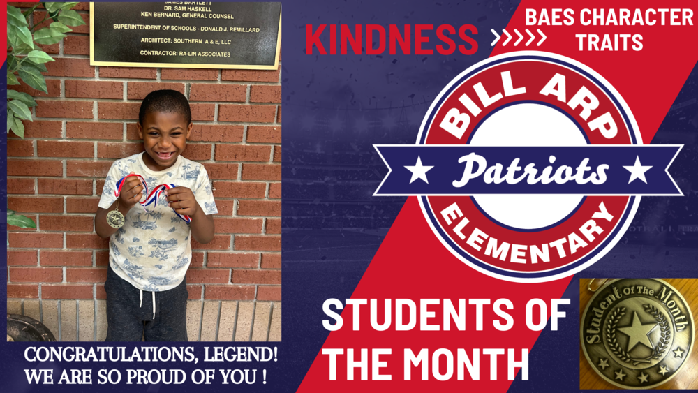 Student of the Month - Kindness