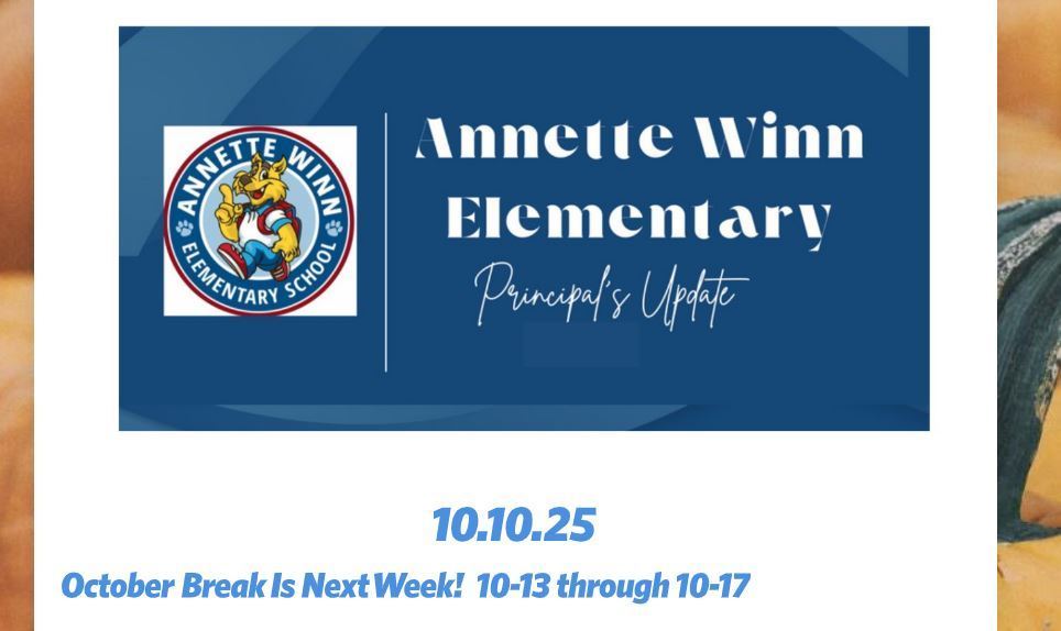 October Newsletter