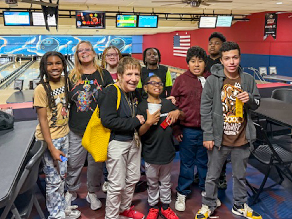 FSMS students at the Special Olympic Bowling