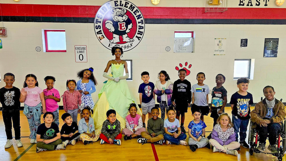 Kindergarten and first-grade students at Eastside Elementary School experienced a sprinkle of magic as they recently welcomed special guest Princess Tiana to their school community.