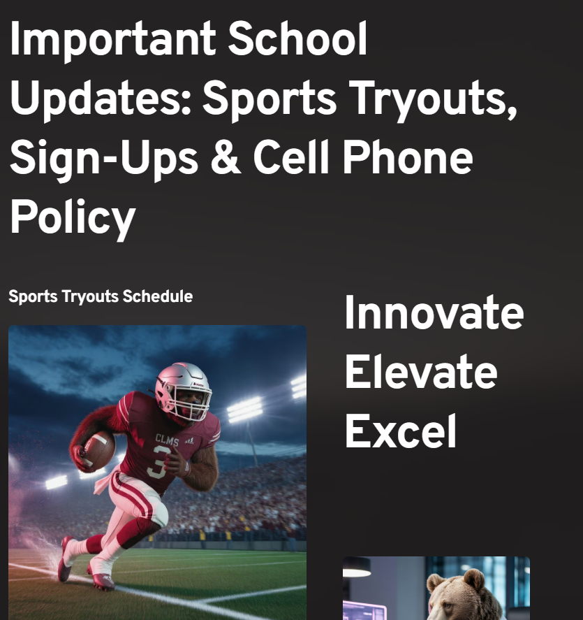 School Updates!