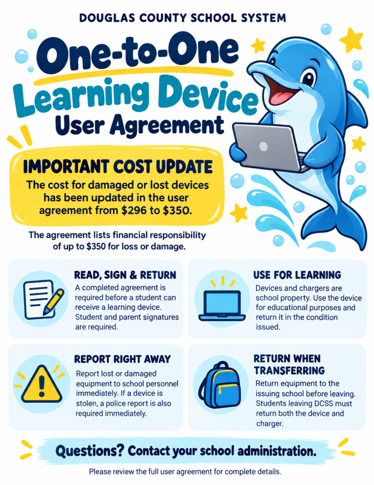 Tech user agreement flyer