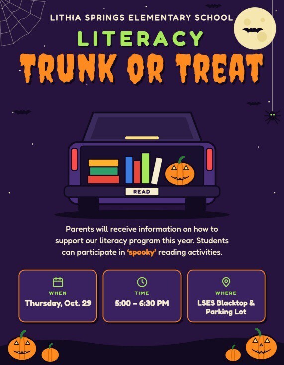 literacy trunk or treat