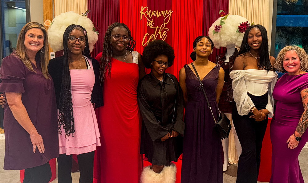 Team Athena—Savannah Brooks, Kailey 'Bri' Derricott, Victoria Lee, Daniella Loh and Maria Okwumabua—advanced as finalists with their visionary prototype: a Pandora-style wearable wellness watchlet/bracelet that blends fashion and function.