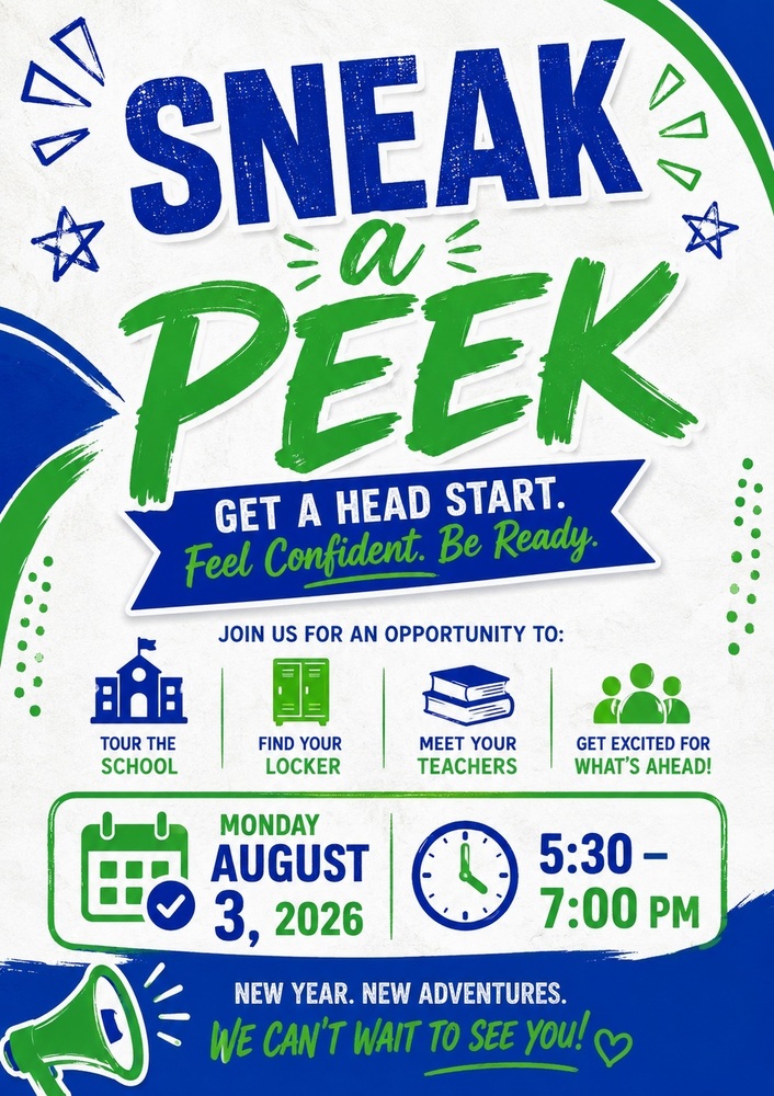 Sneak A Peek flyer