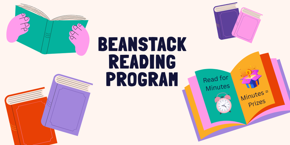 Beanstack-Read for Minutes, Minutes= Prizes