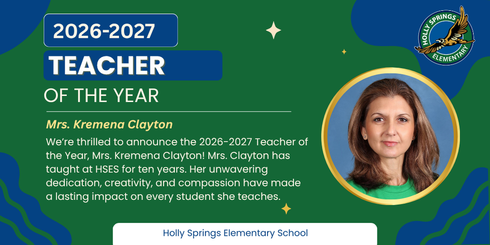teacher of the year announcement