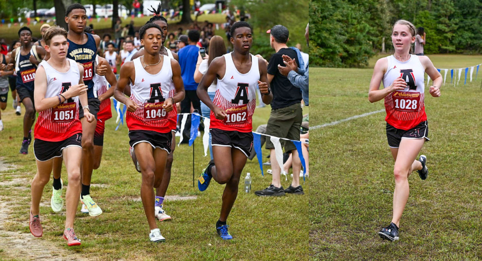 Drew Lester and Emily McDonald won the individual county cross country titles.