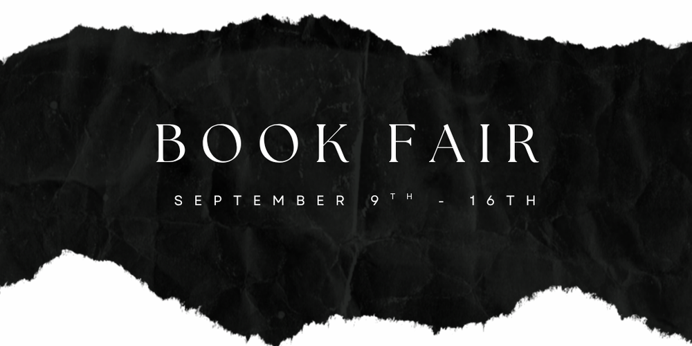 Book Fair coming 9/9-9/16