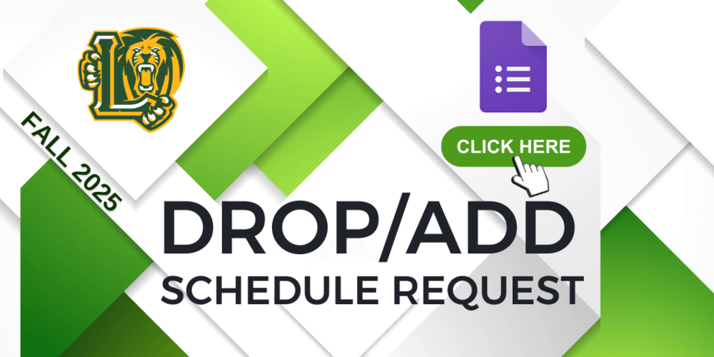 Schedule Change Request Fall 2025